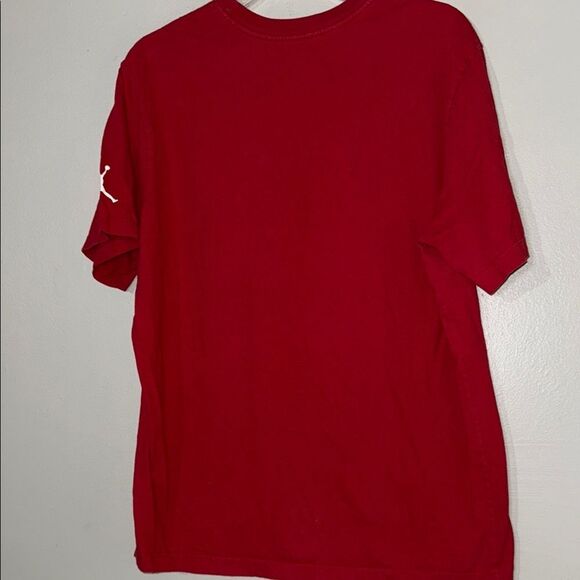Jordan Red Short Sleeve Tee with Signature Style - Picture 9 of 9